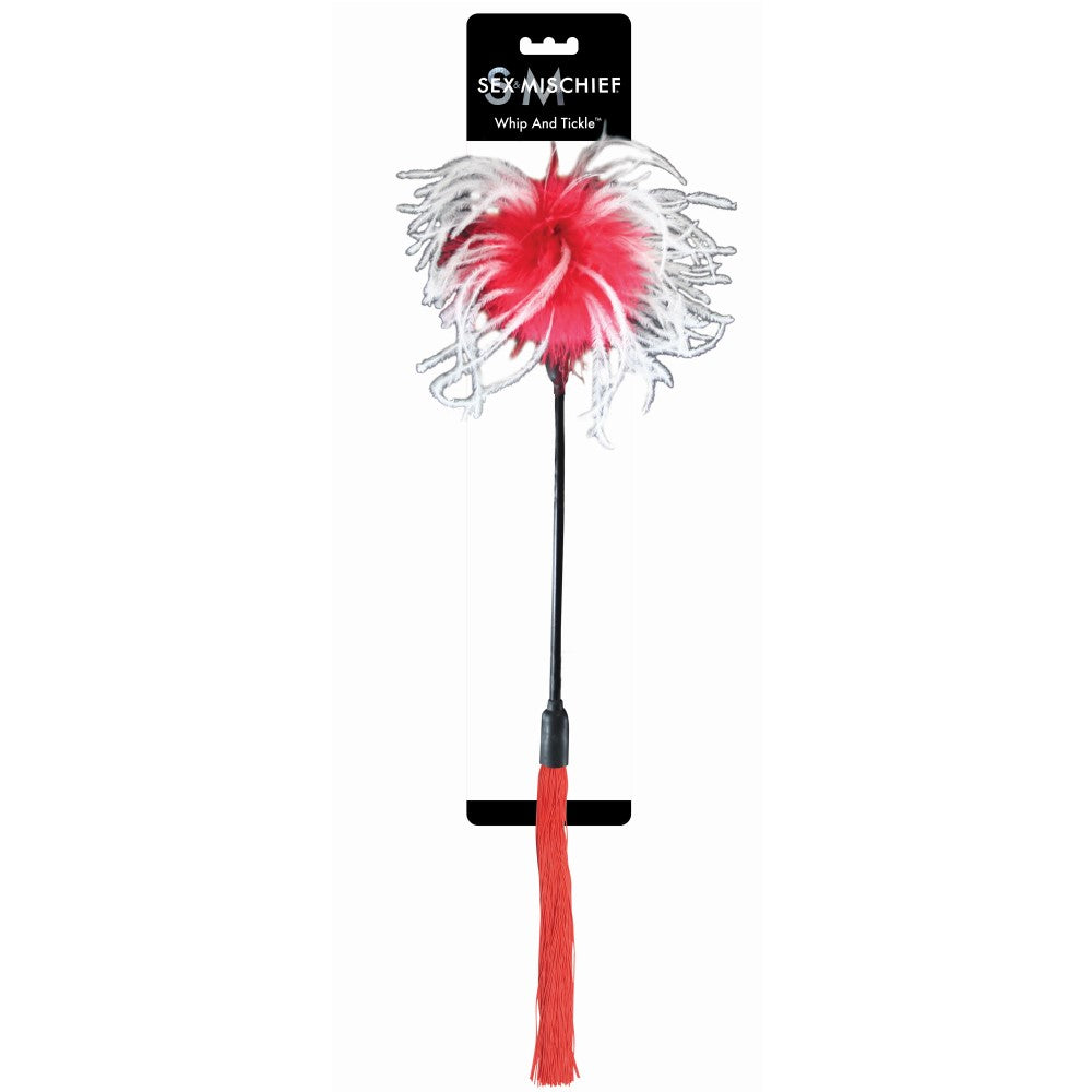 S&m Whip & Tickle: Red And White