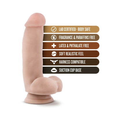 The Pizza Boy Dildo with Suction Cup Beige