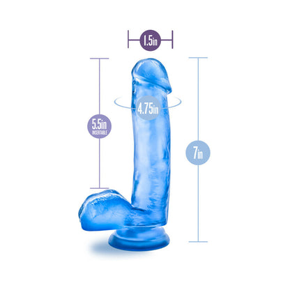 Blush B Yours Sweet n Hard 1 w/Suction Cup - Blue