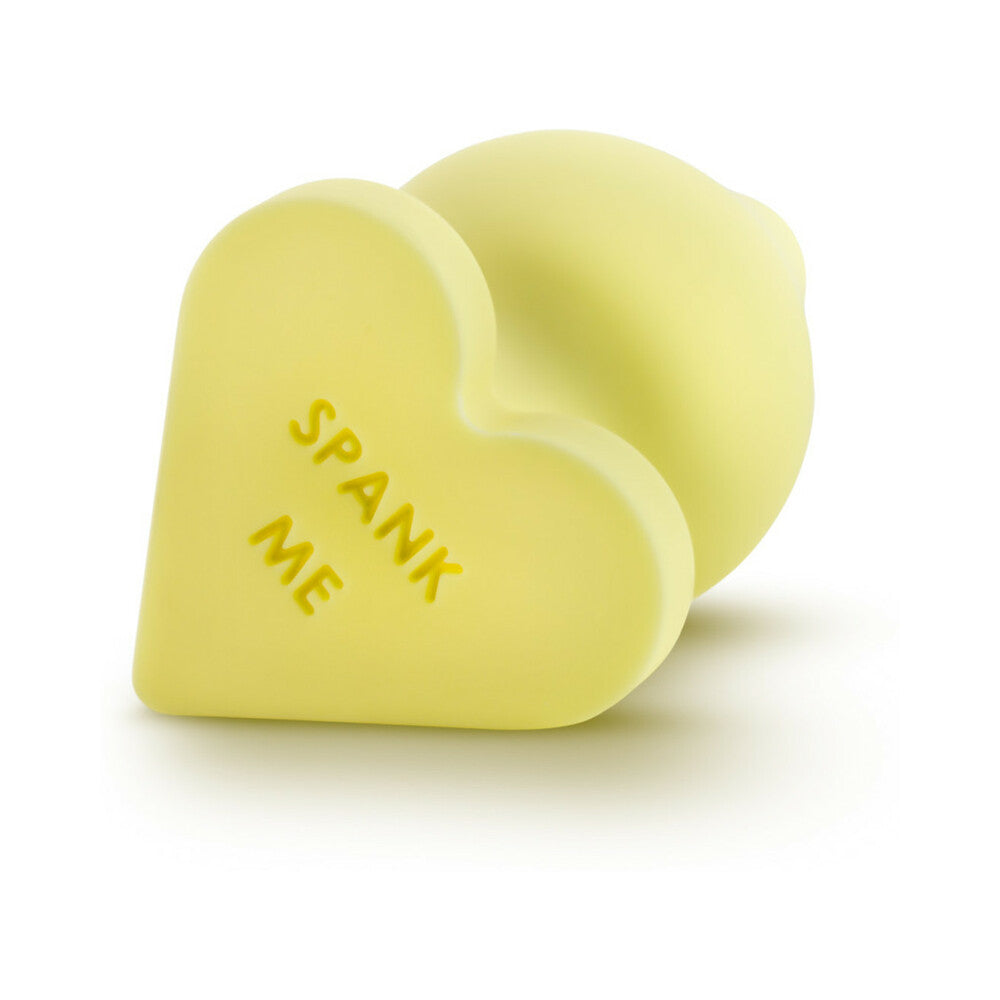 Naughty Candy Heart Yellow Butt Plug