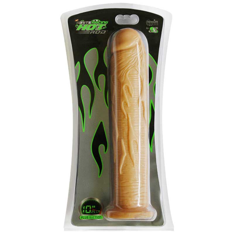 Hot Rod 10 Inches Dildo Suction Cup Beige –