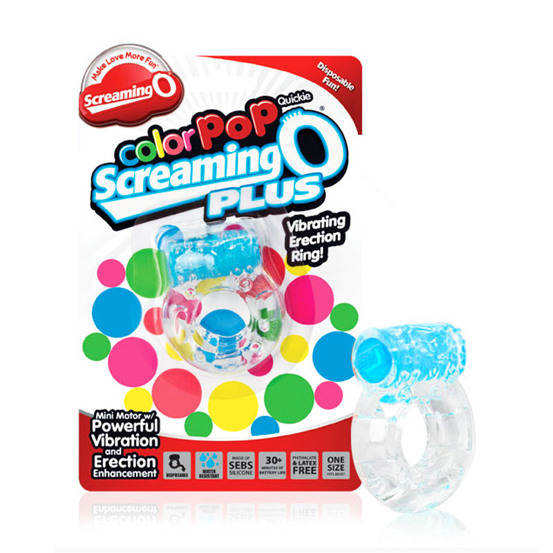 Color Pop Quickie Screaming O Plus Blue Ring