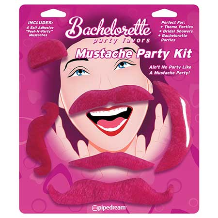 Pipedream Bachelorette Party Favors Mustache Party Kit