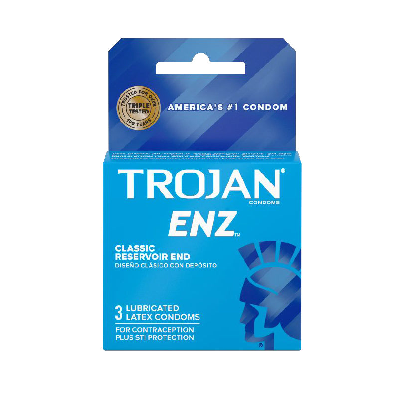 Trojan ENZ Lubricated Condoms 3 Pack