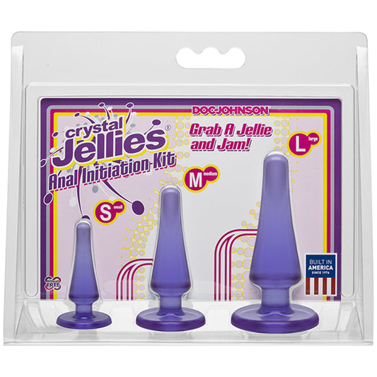 Crystal Jellies Anal Initiation Kit Purp