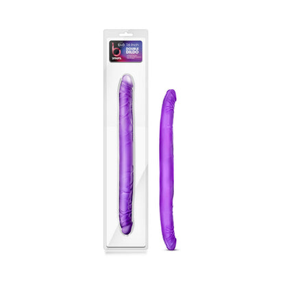 B Yours 16 Double Dildo - Purple