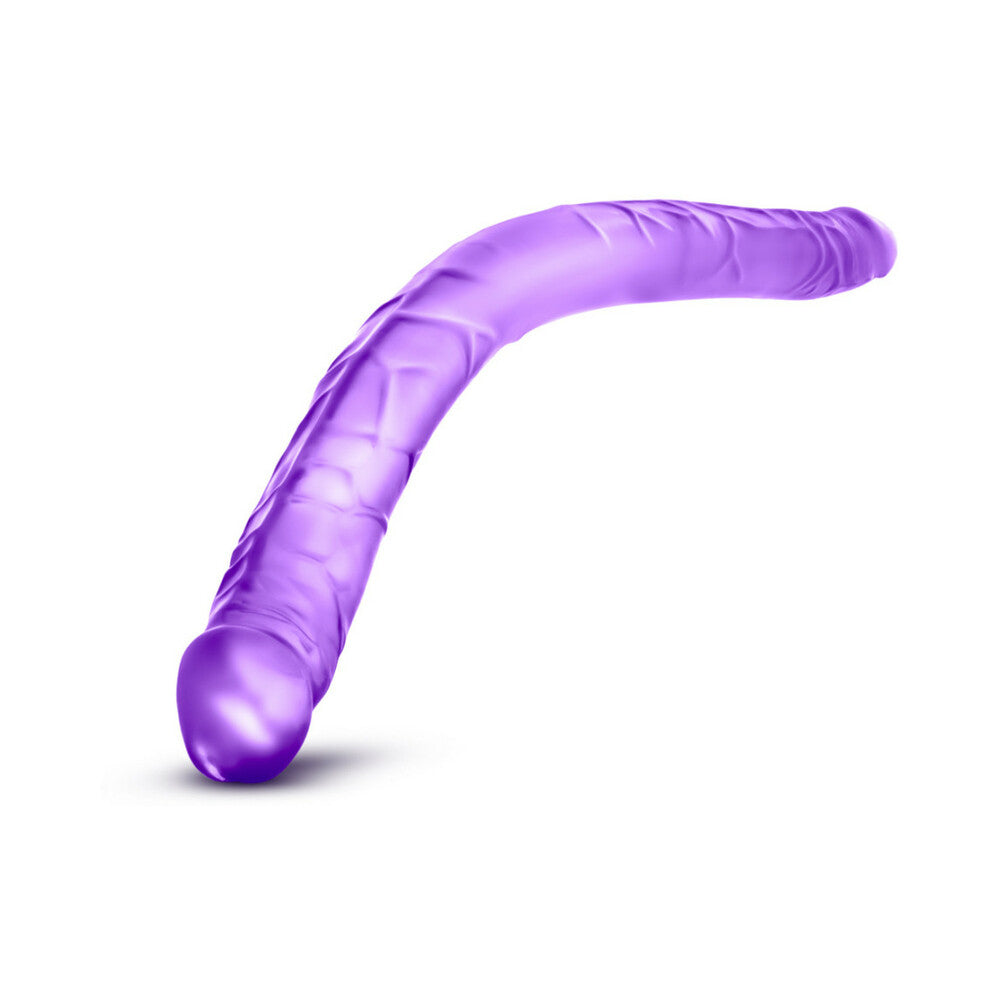 B Yours 16 Double Dildo - Purple