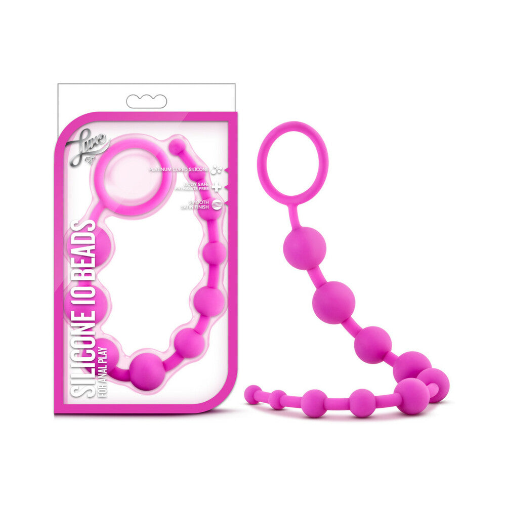 Luxe - Silicone 10 Beads - Pink