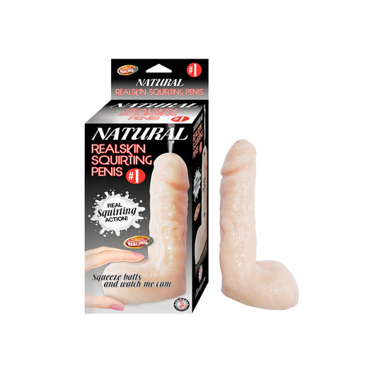 Natural Realskin Squirting Penis 01 6 inches Dildo