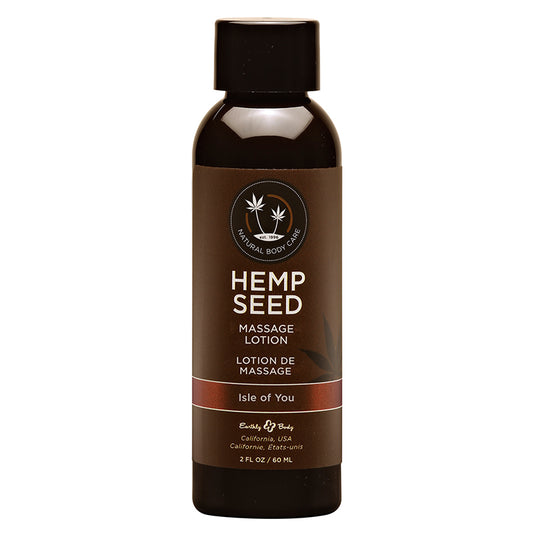 Earthly Body Hemp Seed Massage Lotion - 2 oz Isle of You