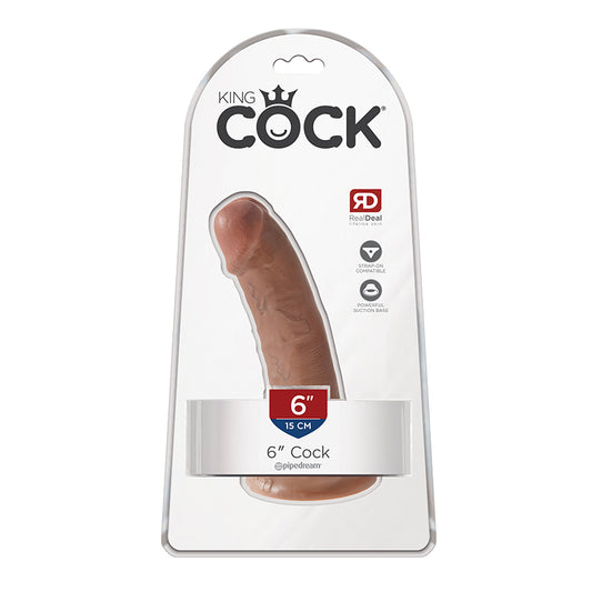 King Cock 6 inches Cock Tan Dildo