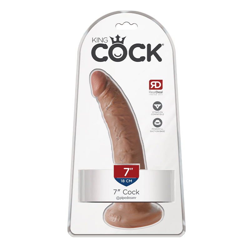 King Cock 7 Inches Cock Tan Dildo