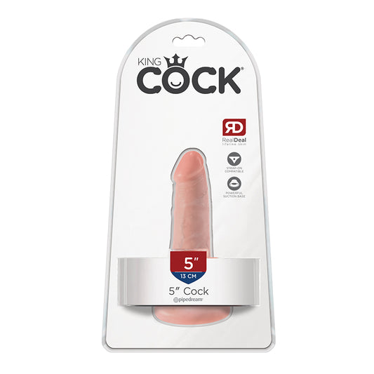 King Cock 5" Dildo - Beige