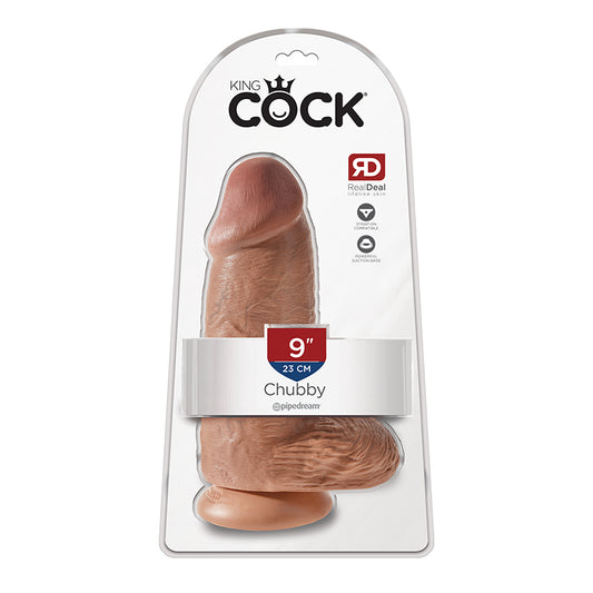 King Cock Chubby 9 inches Tan Dildo