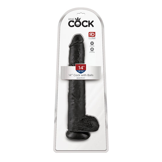 King Cock 14" Cock - Black