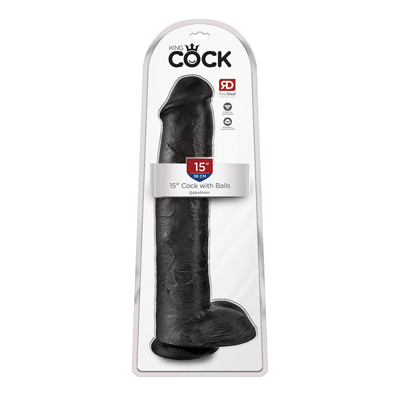 King Cock 15" Cock - Black