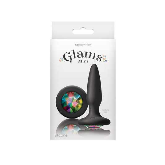 Glams Mini Butt Plug Rainbow Gem