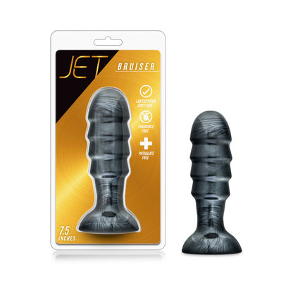 Jet Bruiser Carbon Metallic Black Butt Plug