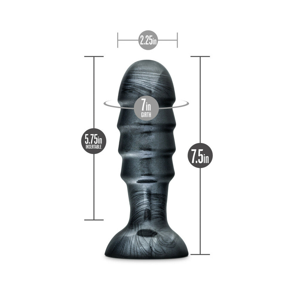 Jet Bruiser Carbon Metallic Black Butt Plug