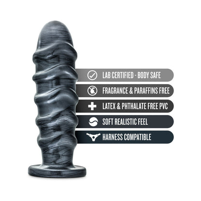 Jet Annihilator Carbon Metallic Black Butt Plug