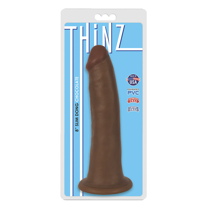 Thinz 8 inches Slim Dong Chocolate Brown