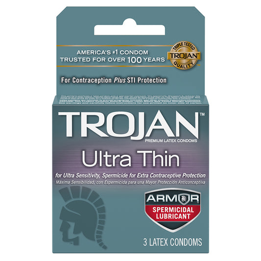 Trojan Ultra Thin Armor (spermicidal) 3pk