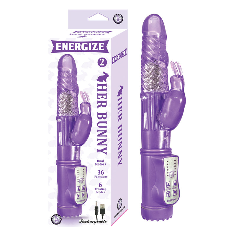 Energize Her Bunny 2 Purple Rabbit Vibrator –