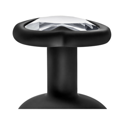 Blush Temptasia Bling Plug w/Gem Small - Black