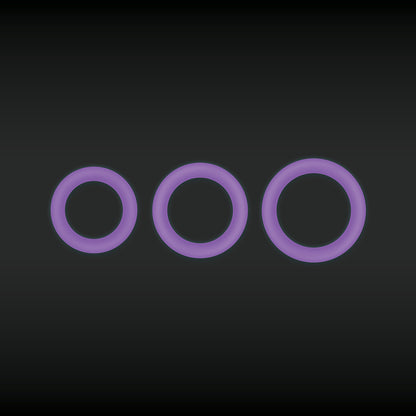 Firefly Halo Medium Cock Ring Purple