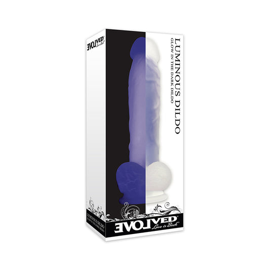 Evolved Luminous Dildo Non Vibrating - Purple