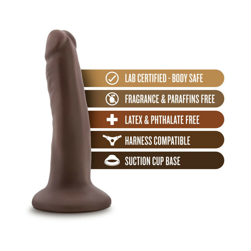 Dr. Skin - 5.5 Inch Cock With Suction Cup - Chocolate