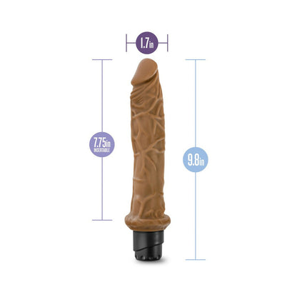 Dr. Skin - Cock Vibe 8 - 9.75 Inch Vibrating Cock  Mocha