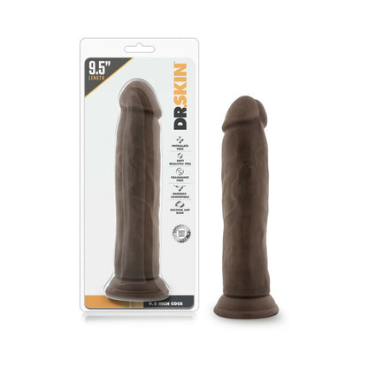 Dr. Skin - 9.5 Inch Cock - Chocolate