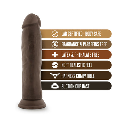 Dr. Skin - 9.5 Inch Cock - Chocolate