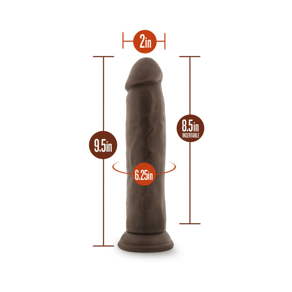 Dr. Skin - 9.5 Inch Cock - Chocolate