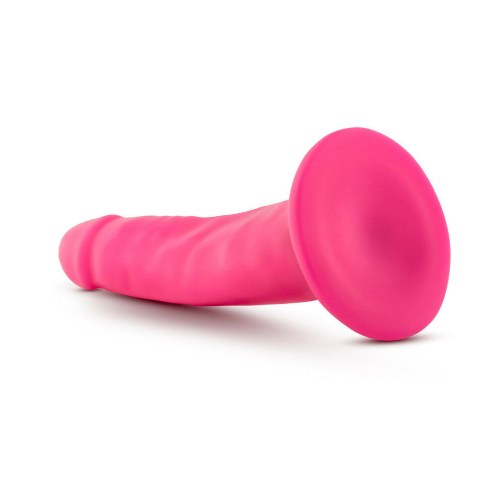 Neo - 5.5 Inch Dual Density Cock - Neon Pink