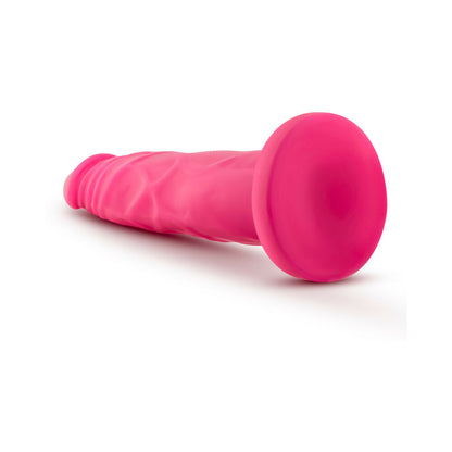 Neo - 7.5 Inch Dual Density Cock - Neon Pink