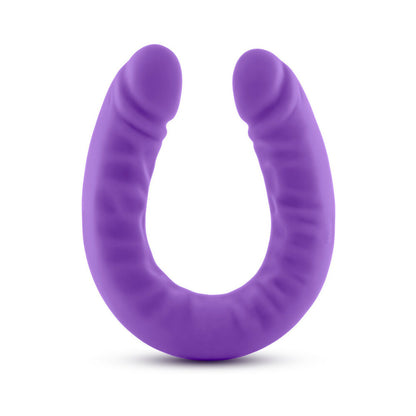 Ruse - 18 Inch Silicone Slim Double Dong - Purple