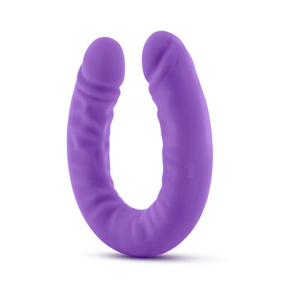 Ruse - 18 Inch Silicone Slim Double Dong - Purple