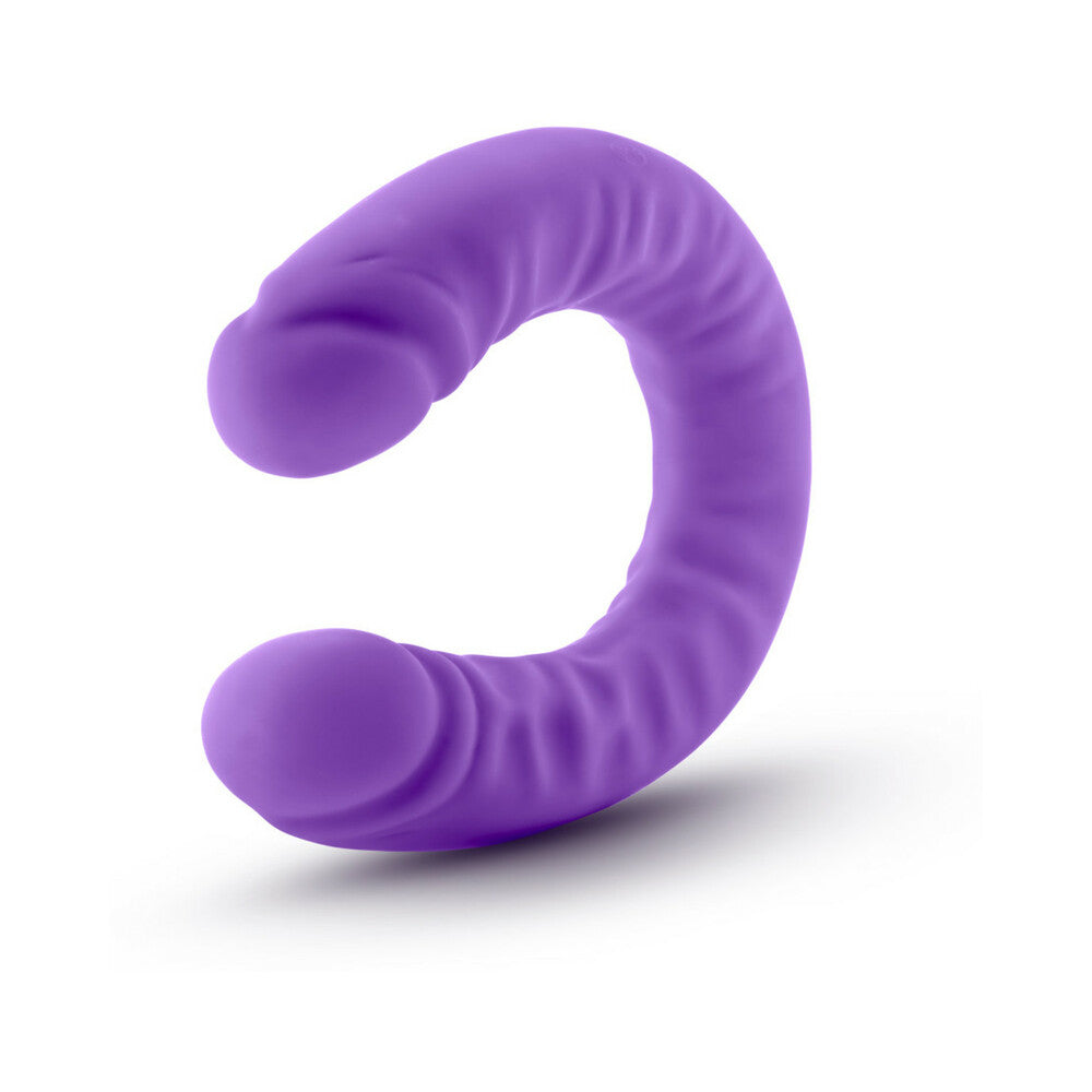 Ruse - 18 Inch Silicone Slim Double Dong - Purple