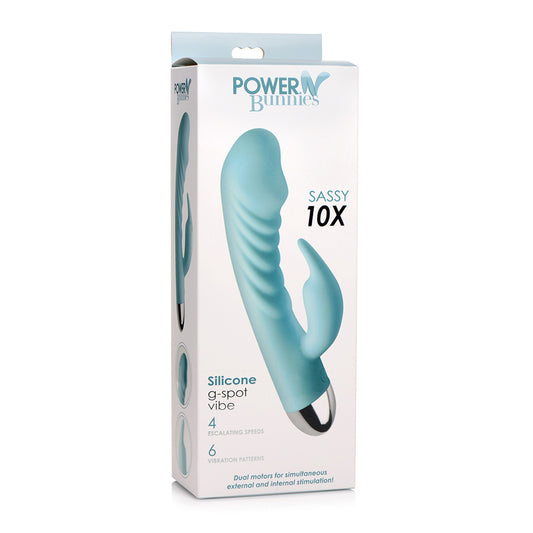 Power Bunnies Sassy 10X Rabbit Teal