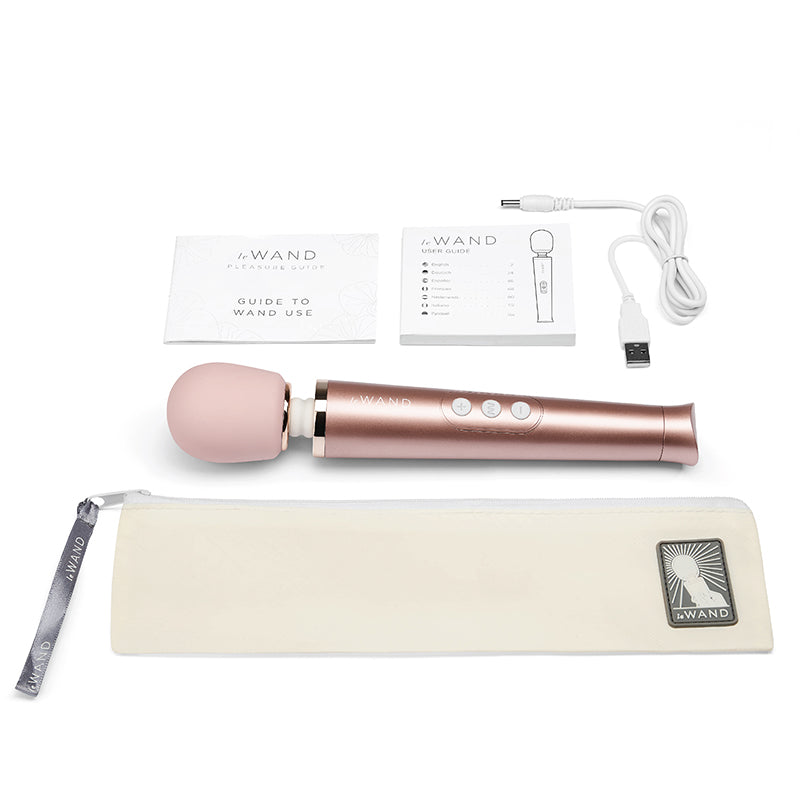 Le Wand Petite Rose Gold Rechargeable Massager