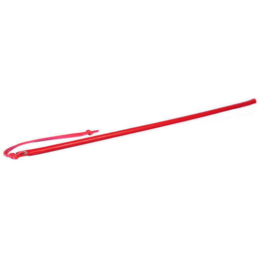 24&quot; Leather Wrapped Cane Red