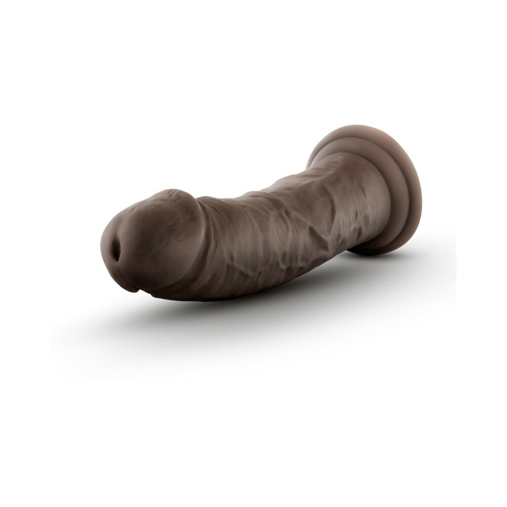 Au Naturel - 8 Inch Dildo With Suction Cup -  Chocolate