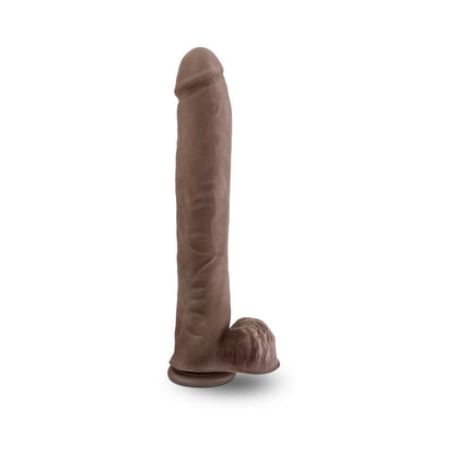 Au Naturel - Daddy - 14in Sensa Feel Dual Density Dildo - Chocolate