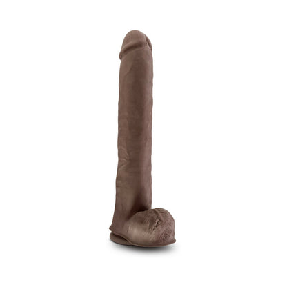 Au Naturel - Daddy - 14in Sensa Feel Dual Density Dildo - Chocolate