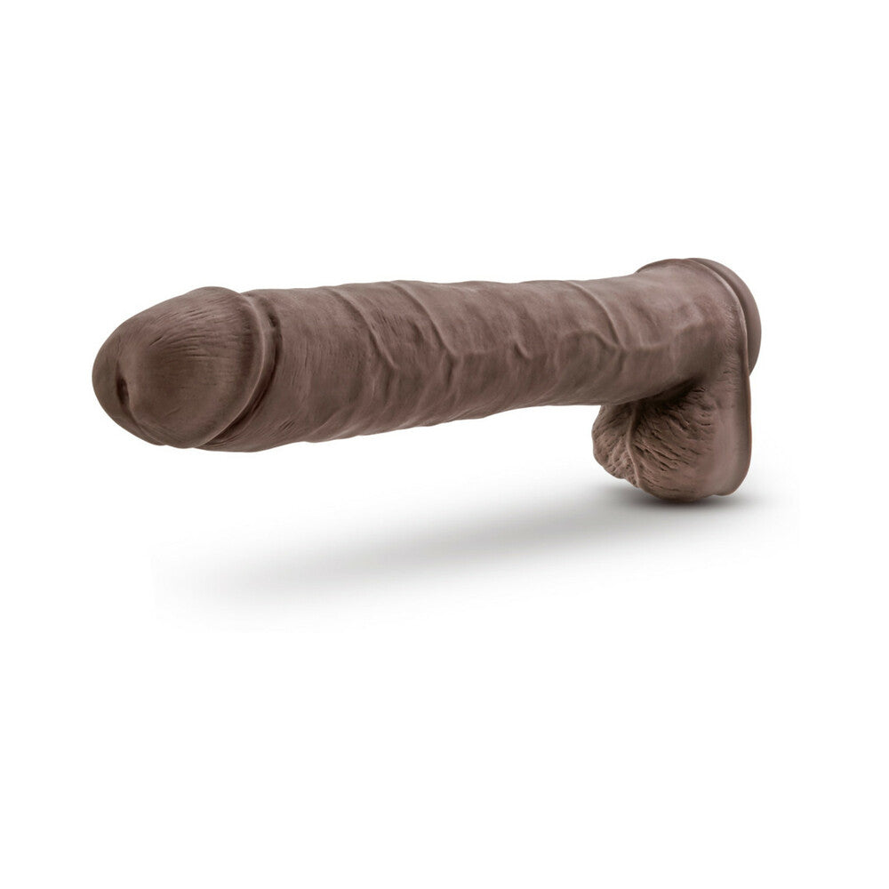 Au Naturel - Daddy - 14in Sensa Feel Dual Density Dildo - Chocolate