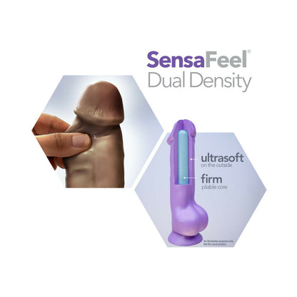 Au Naturel - Daddy - 14in Sensa Feel Dual Density Dildo - Chocolate