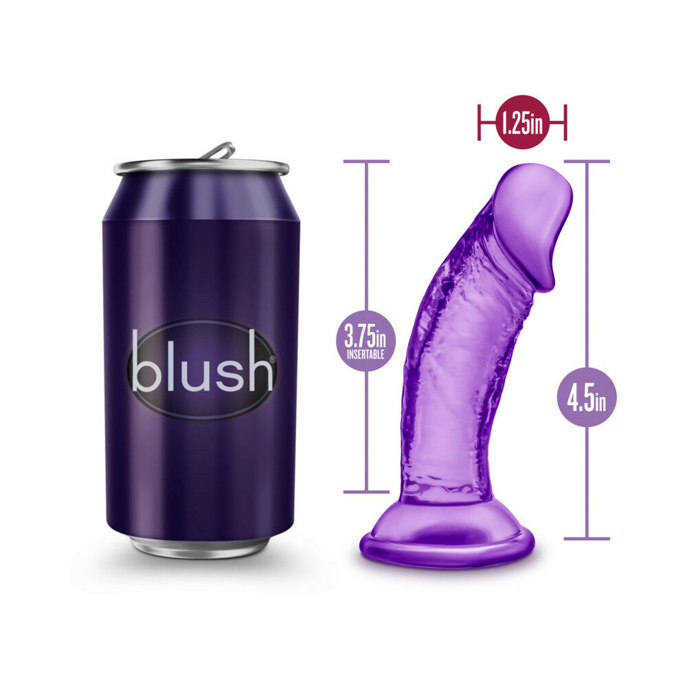 B Yours - Sweet N' Small 4in Dildo With Suction Cup - Purple