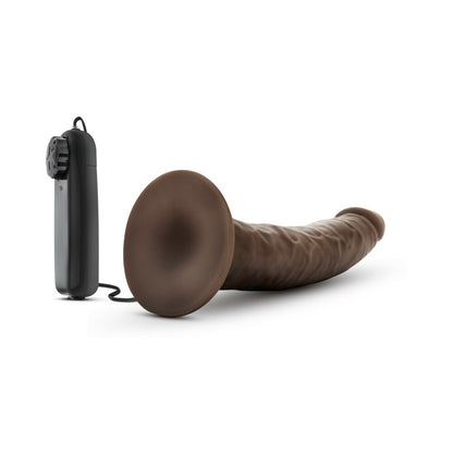 Dr. Skin - Dr. Dave - 7 Inch Vibrating Cock With Suction Cup - Chocolate